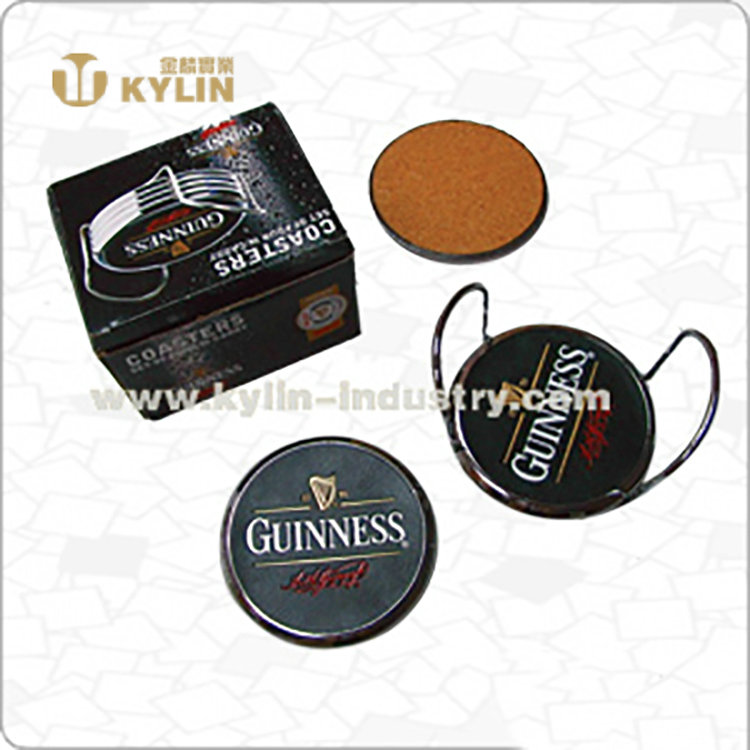 2020 China high quality round custom metal coaster