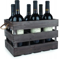 Farmhouse Wooden 6 Beer Bottle Wooden Crate